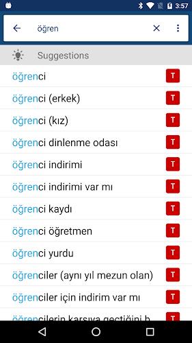 Turkish English Dictionary İng Screenshot 3