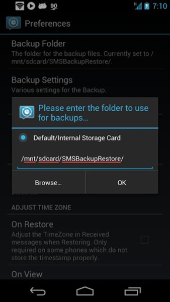 SMS Backup and Restore স্ক্রিনশট 0