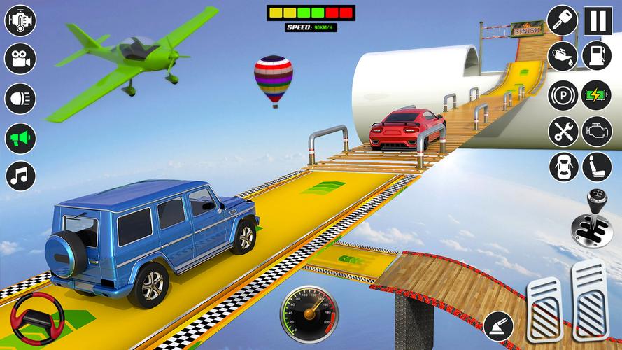 Mega Ramp Car Stunt Games 3d Captura de tela 0