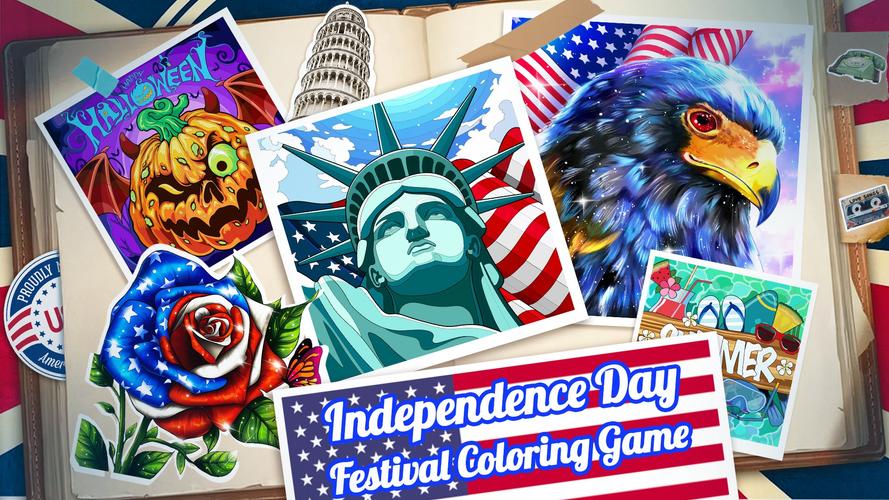 Happy Festival Coloring Games應用截圖第1張