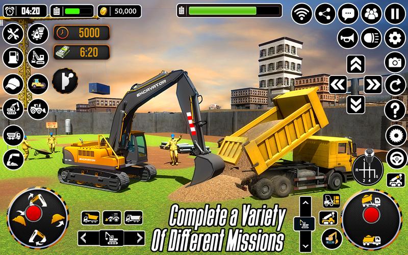 City Heavy Excavator Crane 3D应用截图第1张