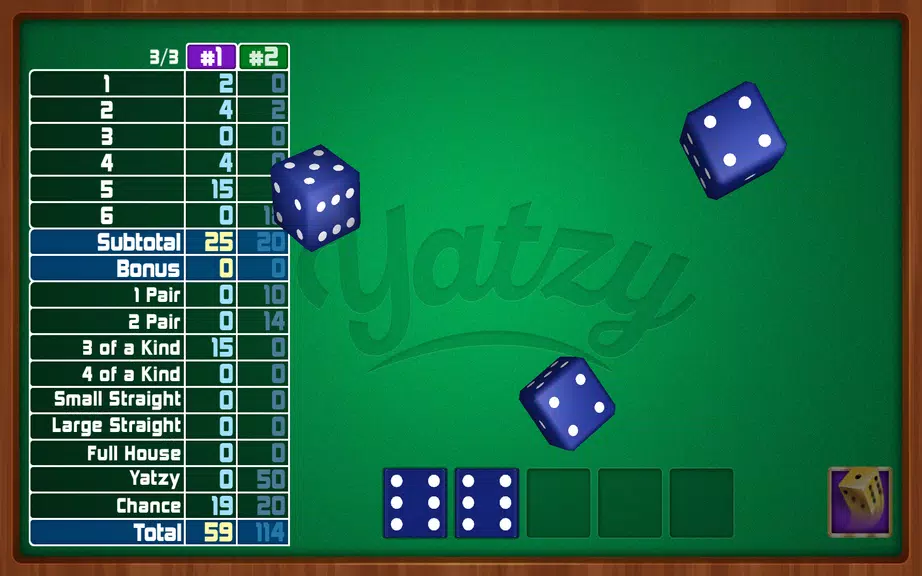 Yatzy Dice Game應用截圖第2張