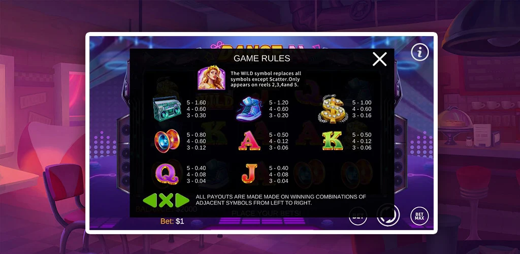 WILD Dancer Slot Скриншот 2