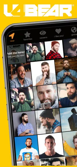 u4Bear: Gay Dating & Chat Schermafbeelding 0