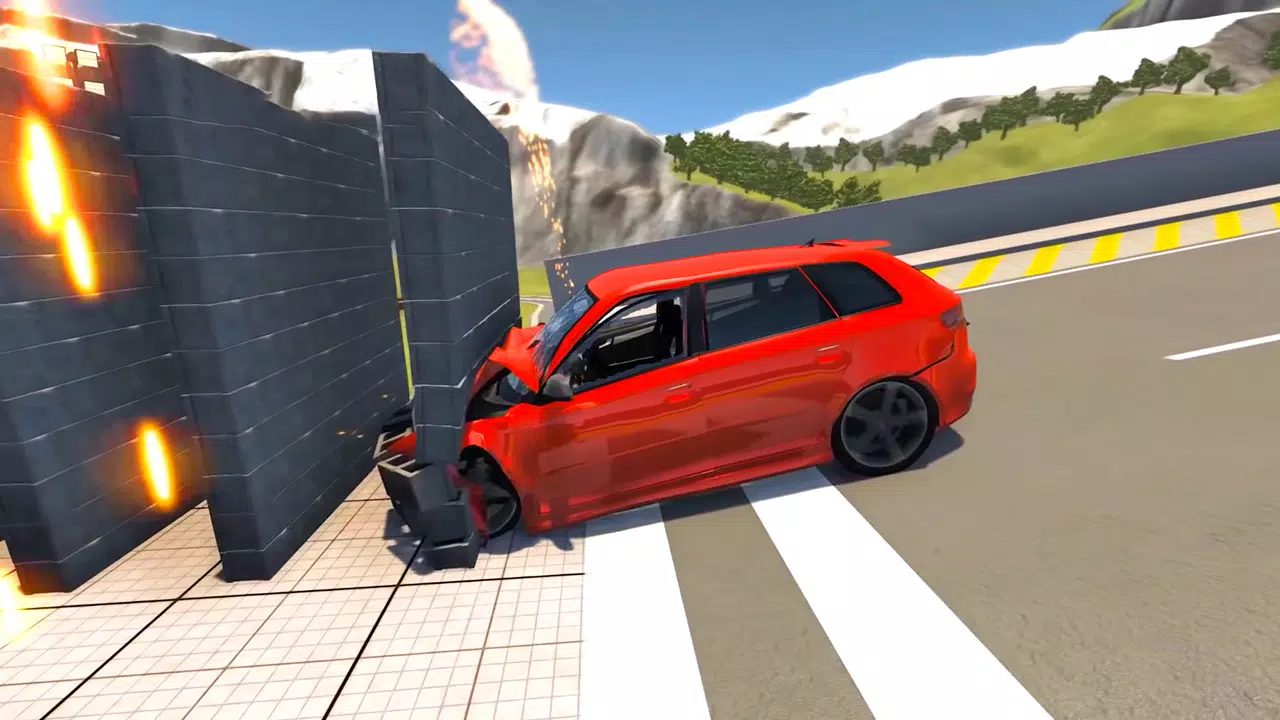 Beam Drive Road Crash 3D Games Скриншот 2