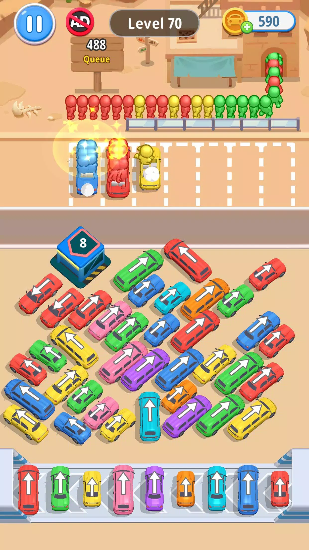 Car Jam Solver Schermafbeelding 2