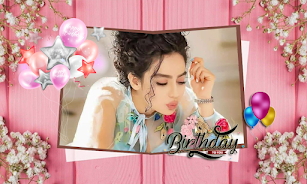 Birthday Photo Frame Greetings Capture d'écran 2