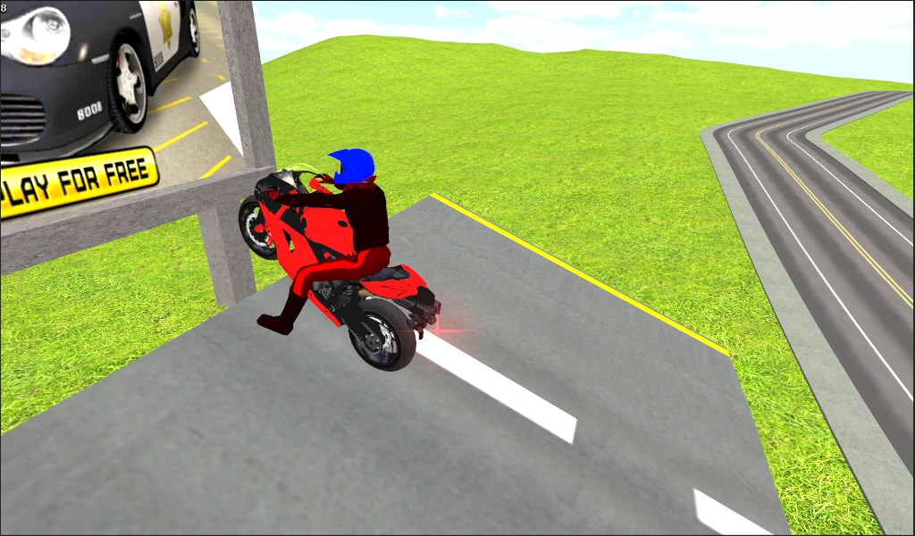 Motorbike Stunt Race 3D Tangkapan skrin 3