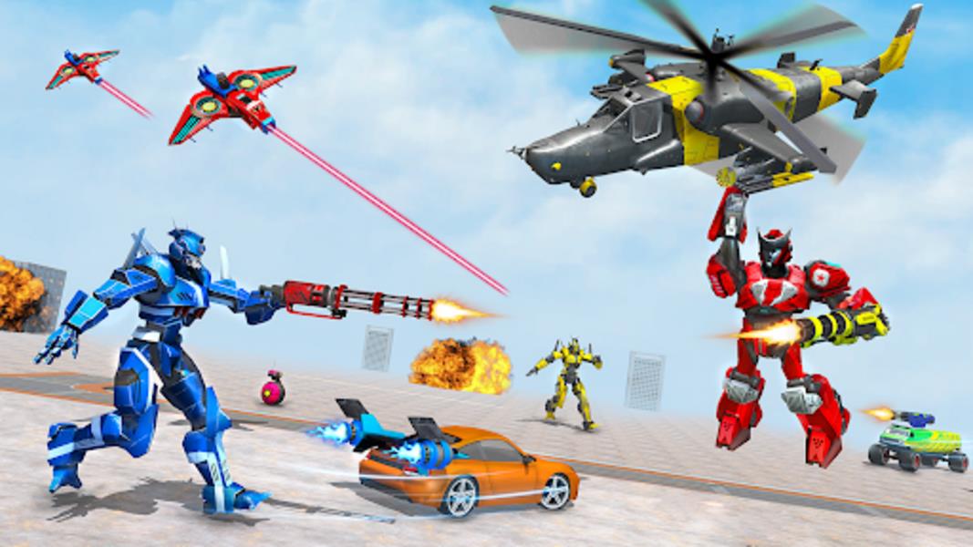 Army Robot Car Game:Robot Game ภาพหน้าจอ 1