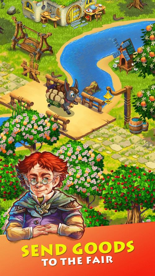 Farmdale: farming games & town Ekran Görüntüsü 0