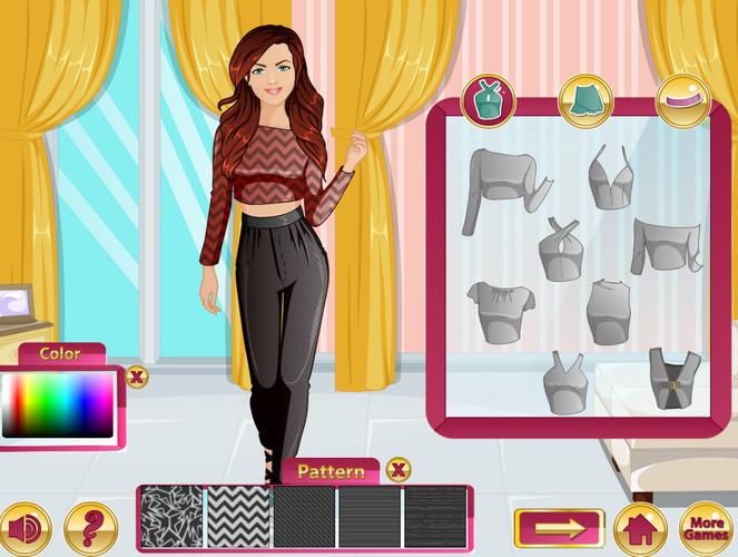 Model Star Girl Dress Up Games स्क्रीनशॉट 0