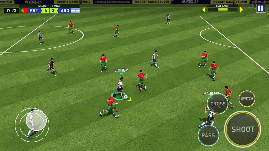 FSL 24 League : Soccer Game Capture d'écran 2
