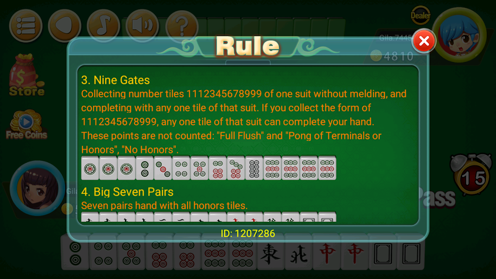 Mahjong 2P: competition Скриншот 3