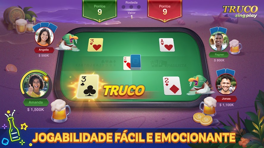 Truco ZingPlay: Jogo de cartas Ảnh chụp màn hình 1