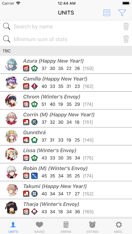 Builder for FEH ภาพหน้าจอ 1