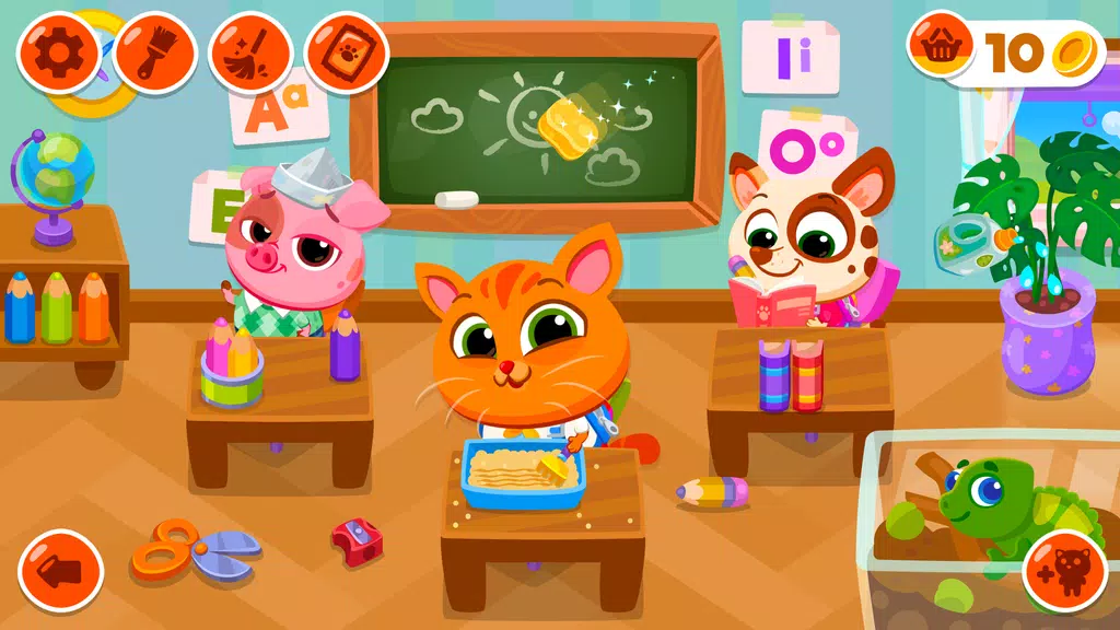 Bubbu School – 我的可爱动物应用截图第0张