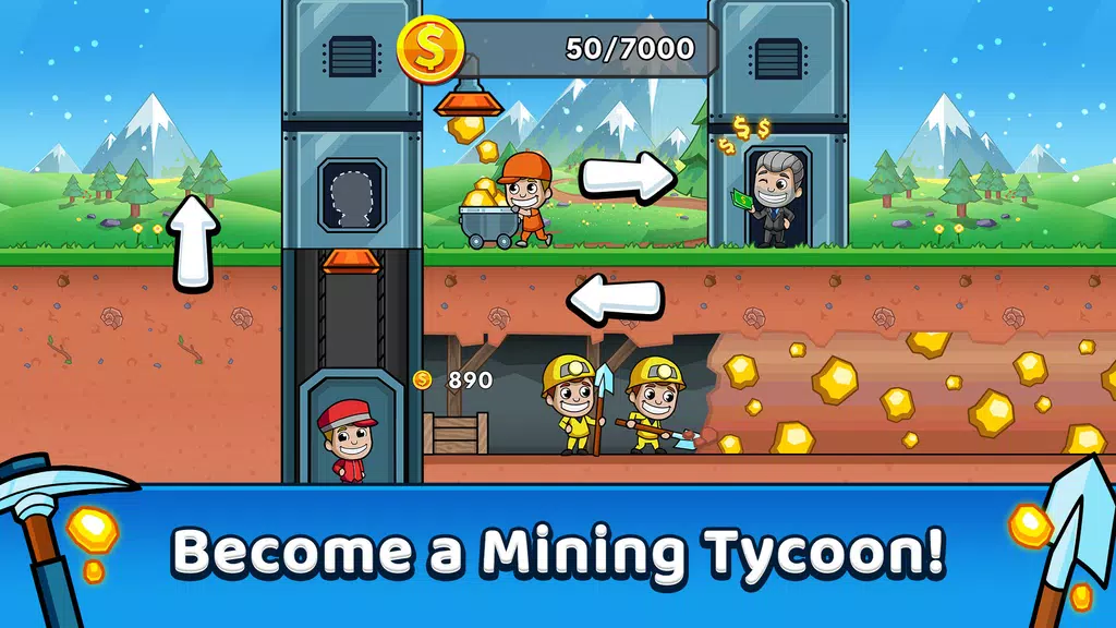 Idle Miner Tycoon: Gold & Cash スクリーンショット 0