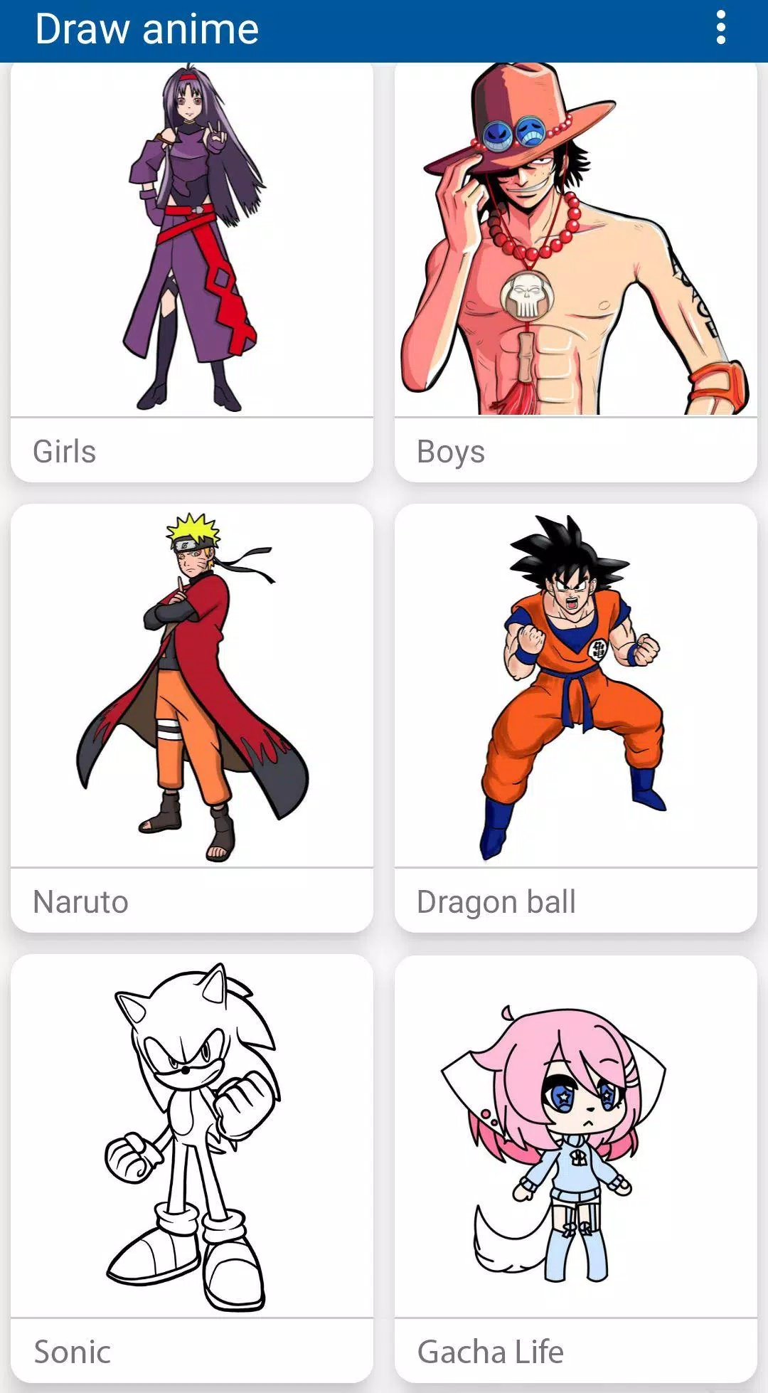 How to Draw Anime應用截圖第0張