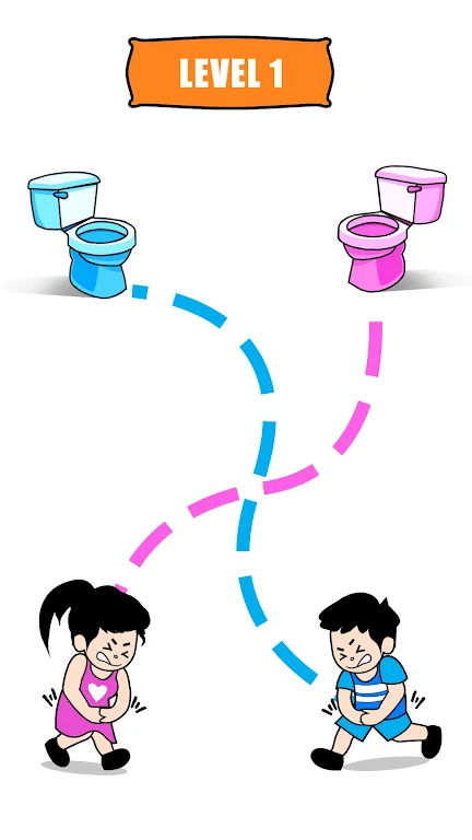 Path To Toilet - Draw The Line Ảnh chụp màn hình 0