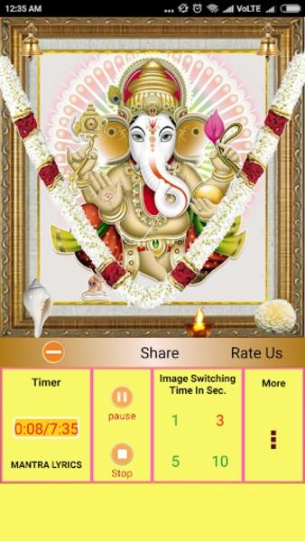 Powerful Ganesh Mantra Zrzut ekranu 1