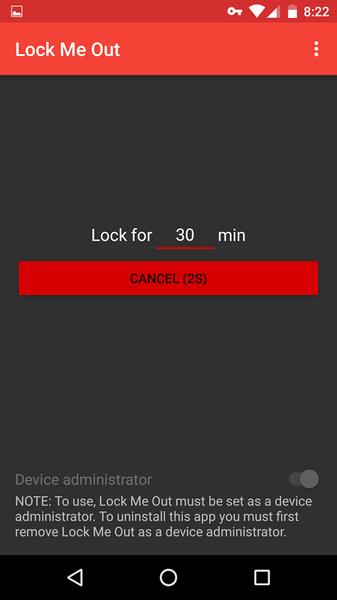 Lock Me Out - App/Site Blocker Captura de tela 1