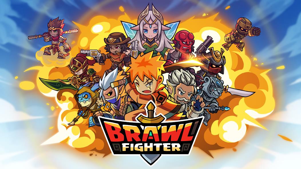 Brawl Fighter - Super Warriors Mod स्क्रीनशॉट 0