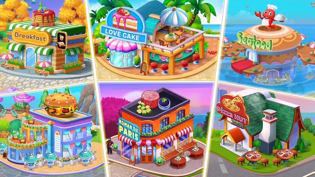 Food Voyage: Fun Cooking Games Mod Ekran Görüntüsü 0