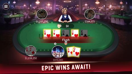 UltraWin Poker - Texas Holdem Ảnh chụp màn hình 1