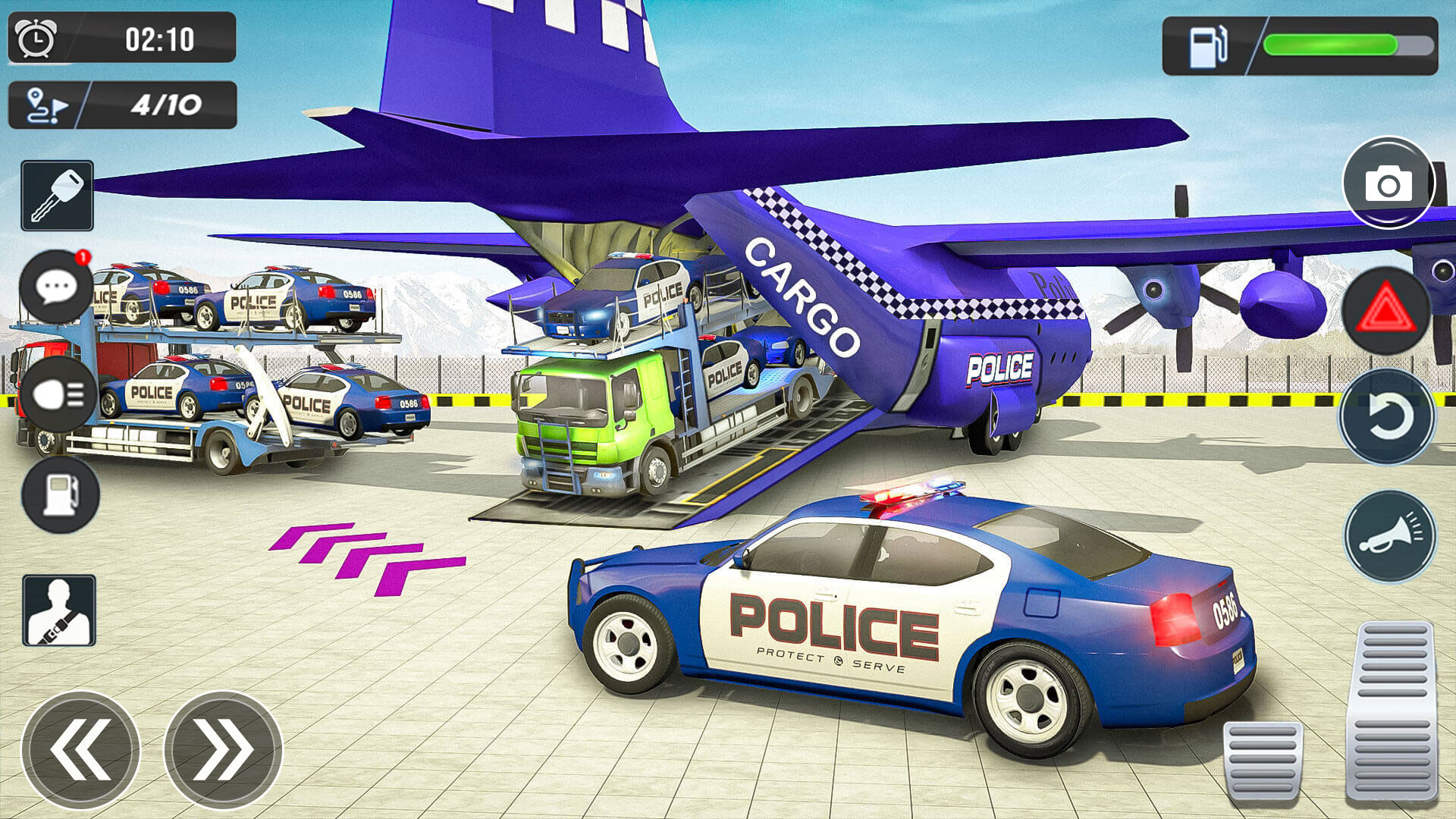 Police Games: Truck Transport स्क्रीनशॉट 0