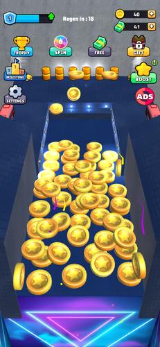 Coin Party Pusher ဖန်သားပြင်ဓာတ်ပုံ 0