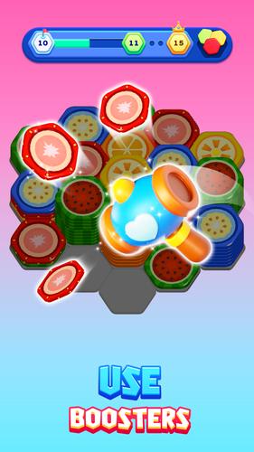 Fruitagon: Stack Sort Captura de tela 3