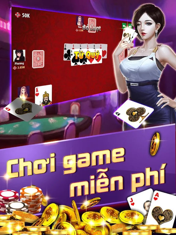 Tiến Lên: Tien len mien nam, tien len - OFFLINE Tangkapan skrin 2