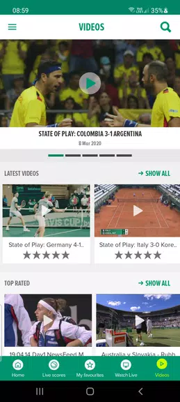 Davis Cup Screenshot 1