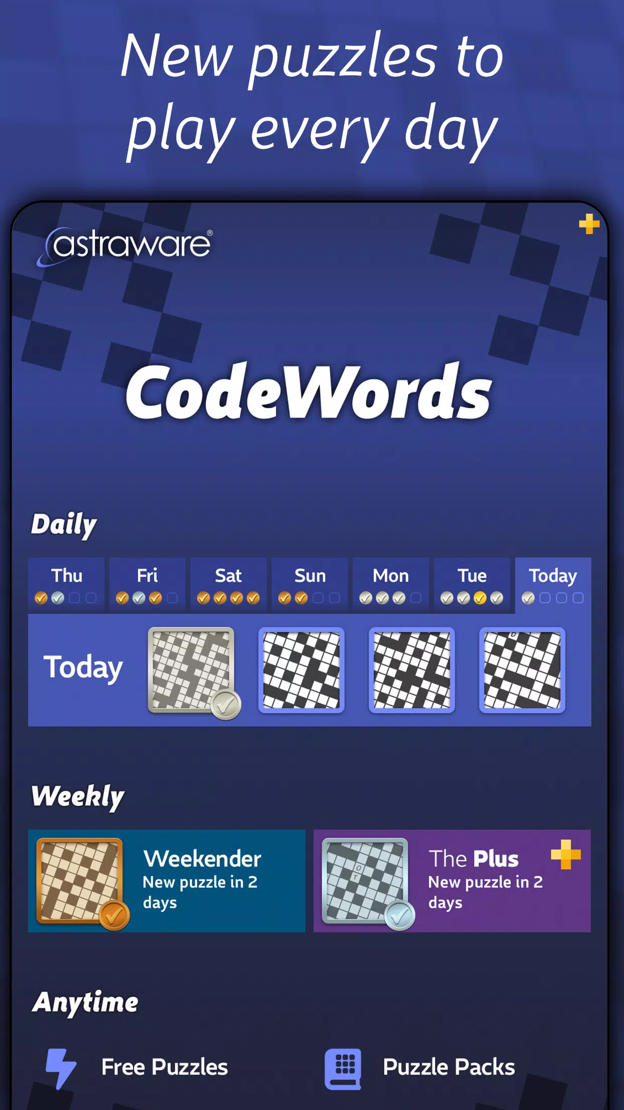 Astraware CodeWords ภาพหน้าจอ 3
