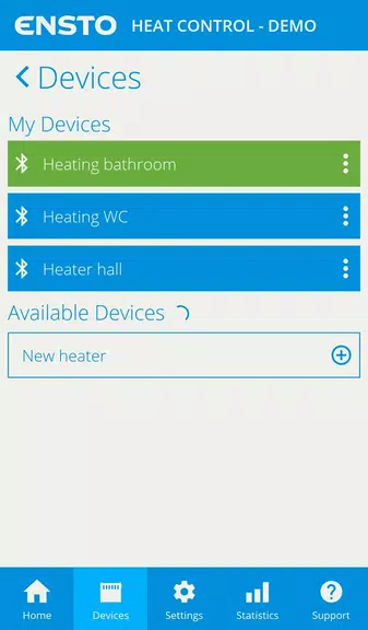 Ensto Heat Control App Captura de tela 3