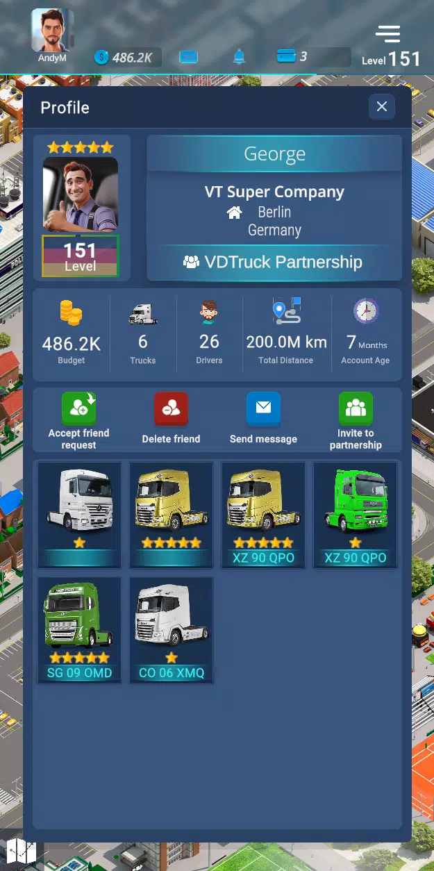 Virtual Truck Manager 3 Screenshot 2