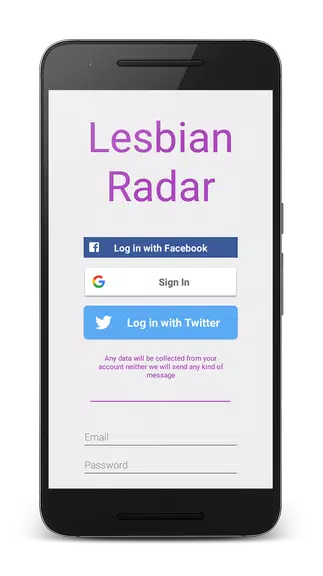 Lesbian Radar - Free dating for girls and women Zrzut ekranu 0