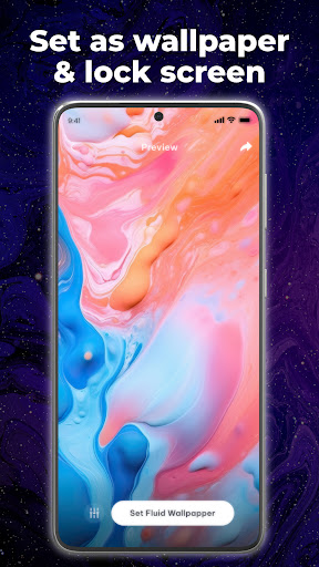 4D Wallpaper Fluid Simulation Tangkapan skrin 1