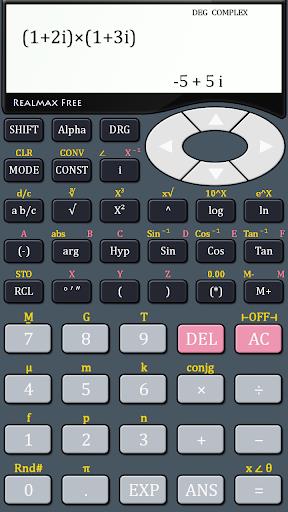 RealMax Scientific Calculator Tangkapan skrin 2