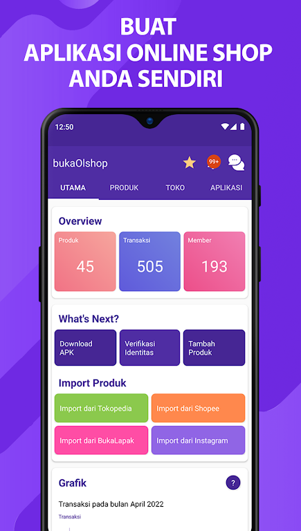 bukaOlshop - Buat App Toko Tangkapan skrin 0