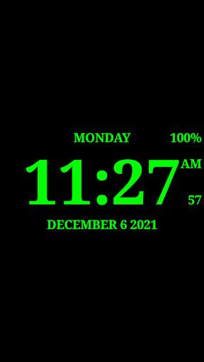 Schermata Digital Clock Live Wallpaper-7 1