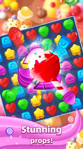 Sweet Candy Cat Puzzle Game ဖန်သားပြင်ဓာတ်ပုံ 1