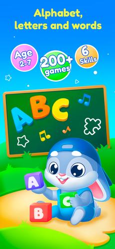 Binky ABC games for kids 3-6 स्क्रीनशॉट 0