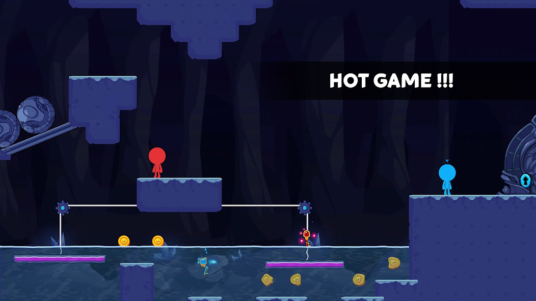 Stick World: Red Blue Journey Mod Captura de pantalla 3