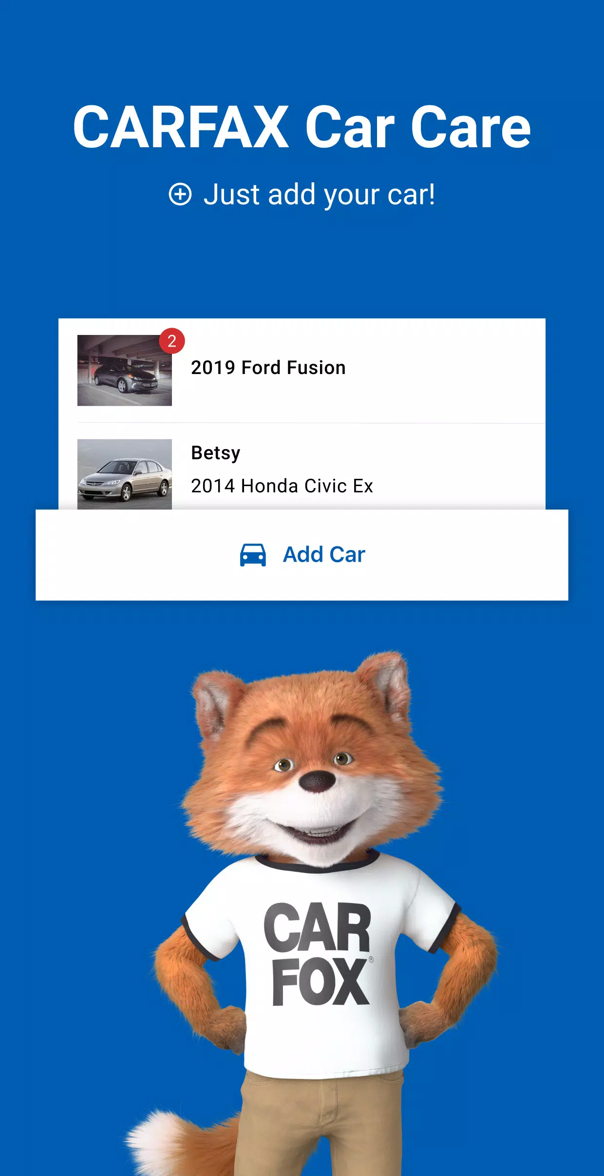 CARFAX Car Care App Captura de tela 0