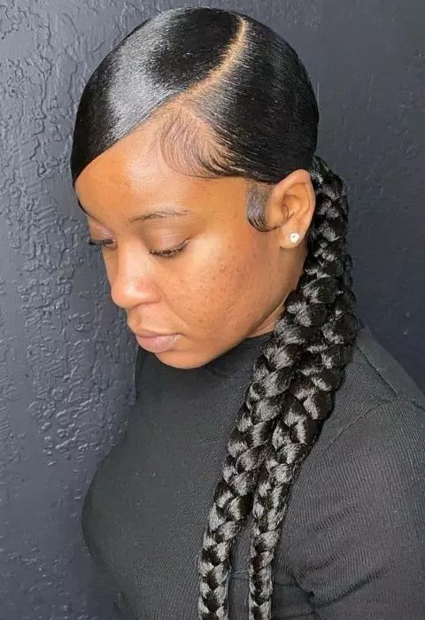 Sleek Braided Ponytail Styles ဖန်သားပြင်ဓာတ်ပုံ 0