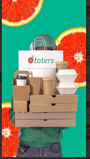 Toters: Food Delivery & More Captura de pantalla 1