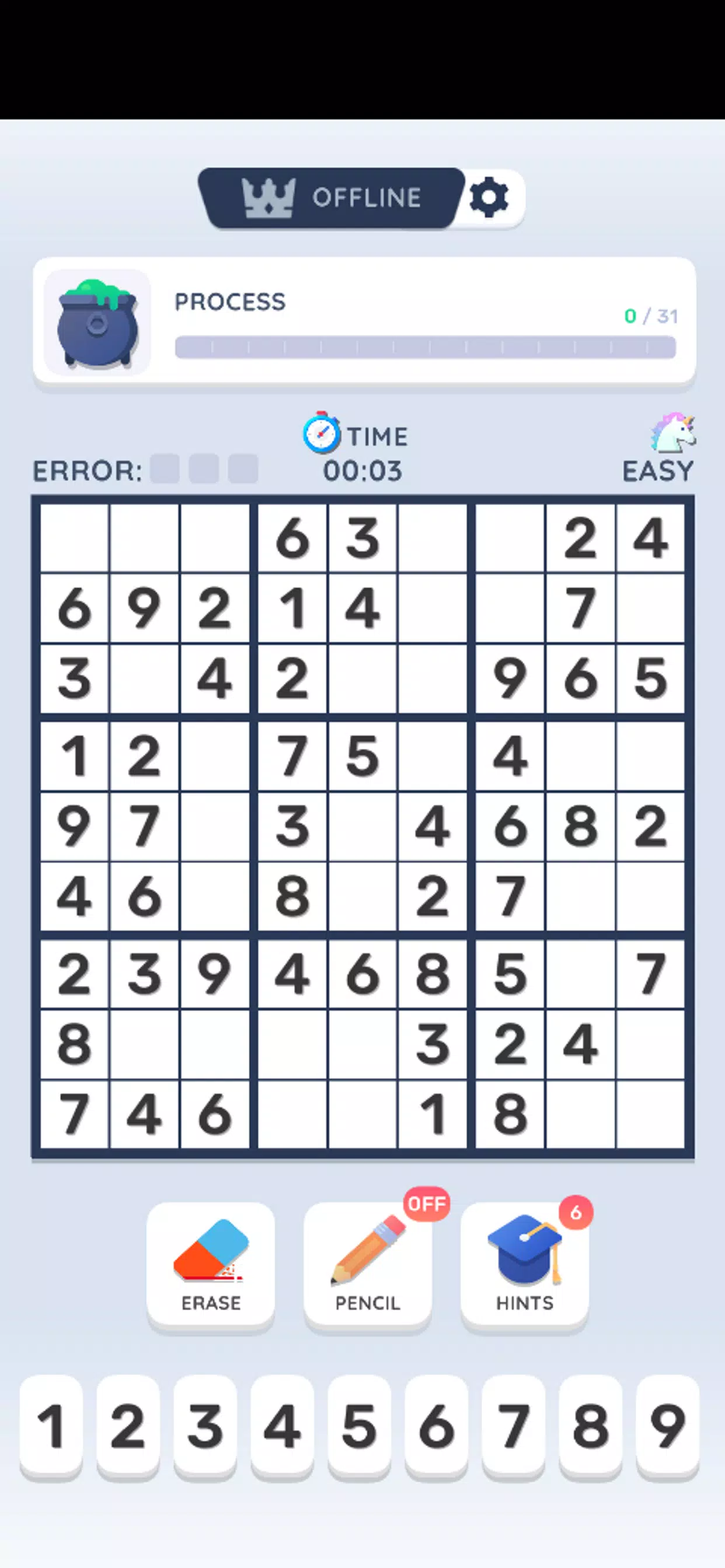 Sudoku Online Скриншот 1