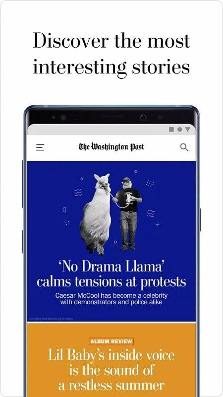 Washington Post ภาพหน้าจอ 2