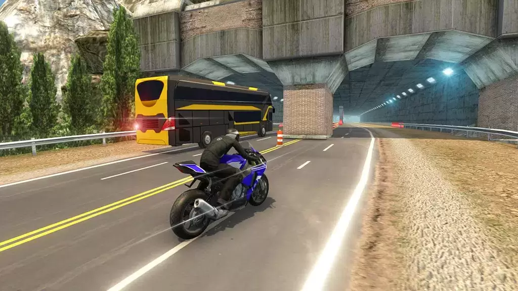 Bike VS Bus Racing Games স্ক্রিনশট 0